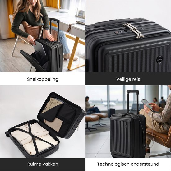 Handbagage Smart Cabin Zwart