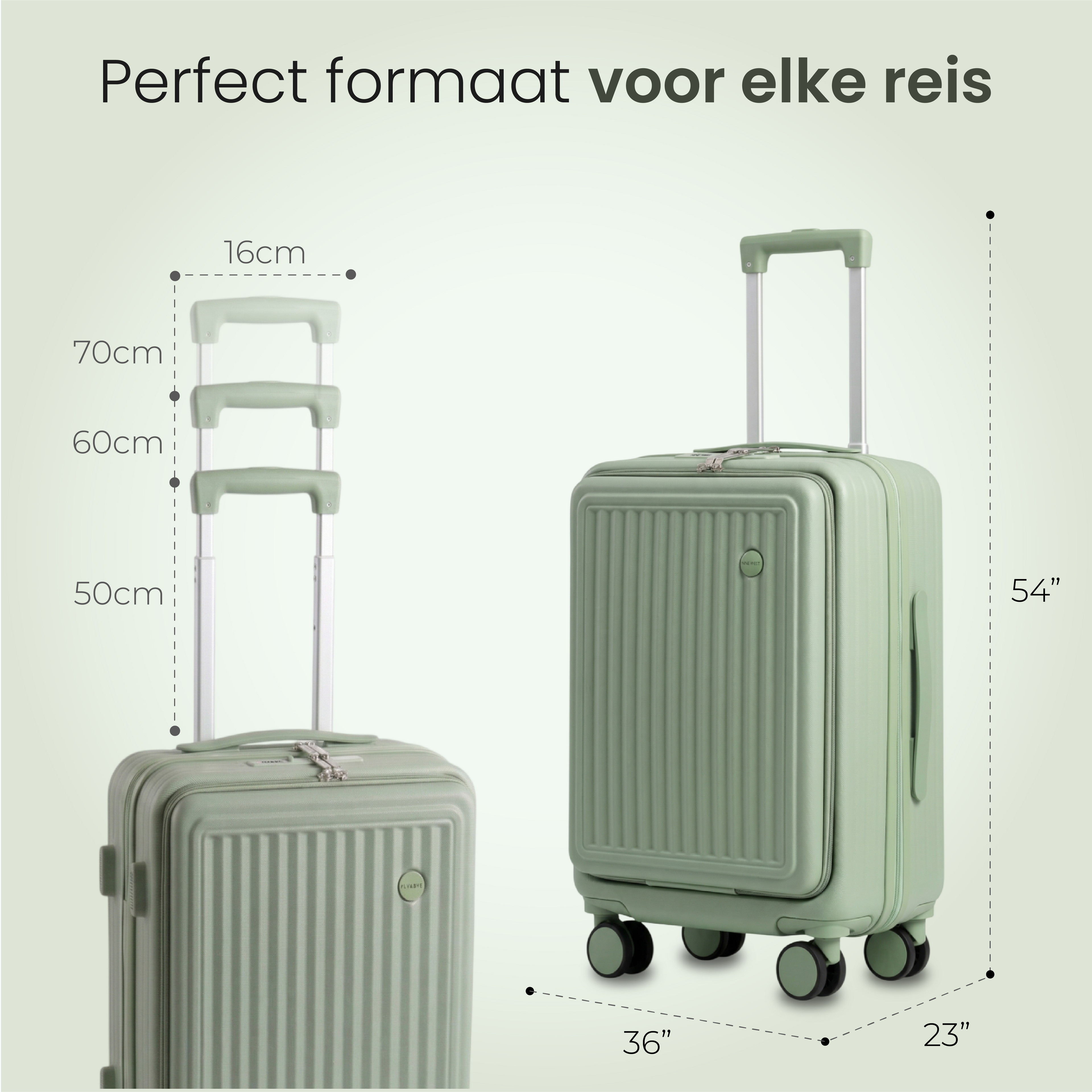 Handbagage Smart Cabin Groen