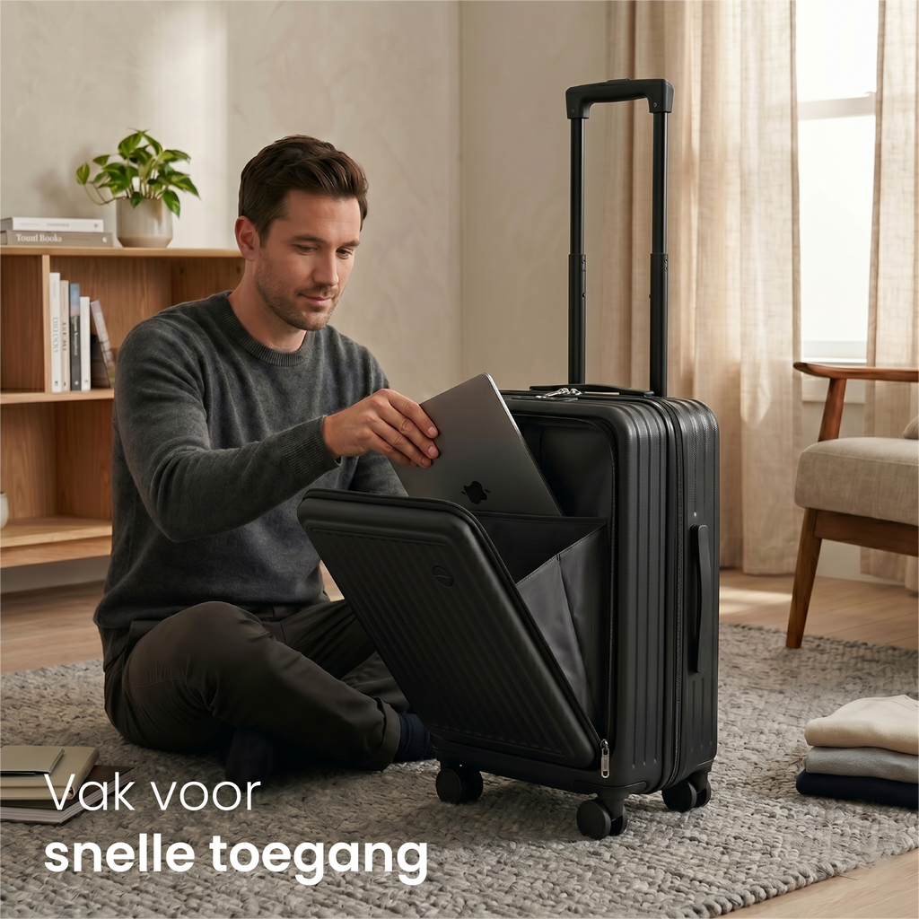 Handbagage Smart Cabin Zwart