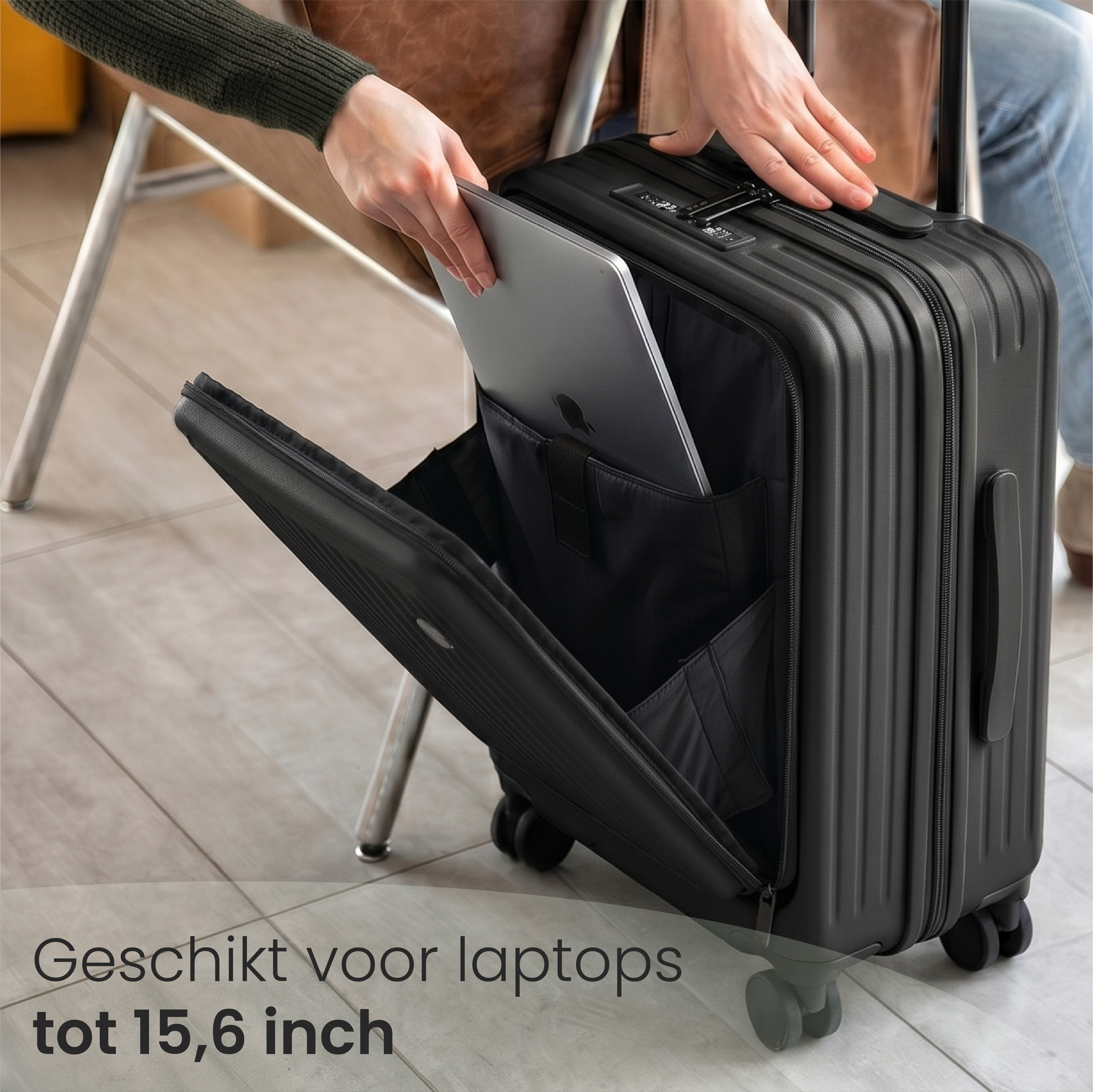 Handbagage Smart Cabin Zwart