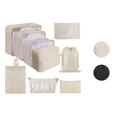 Packing Cube 9-Delig Creme