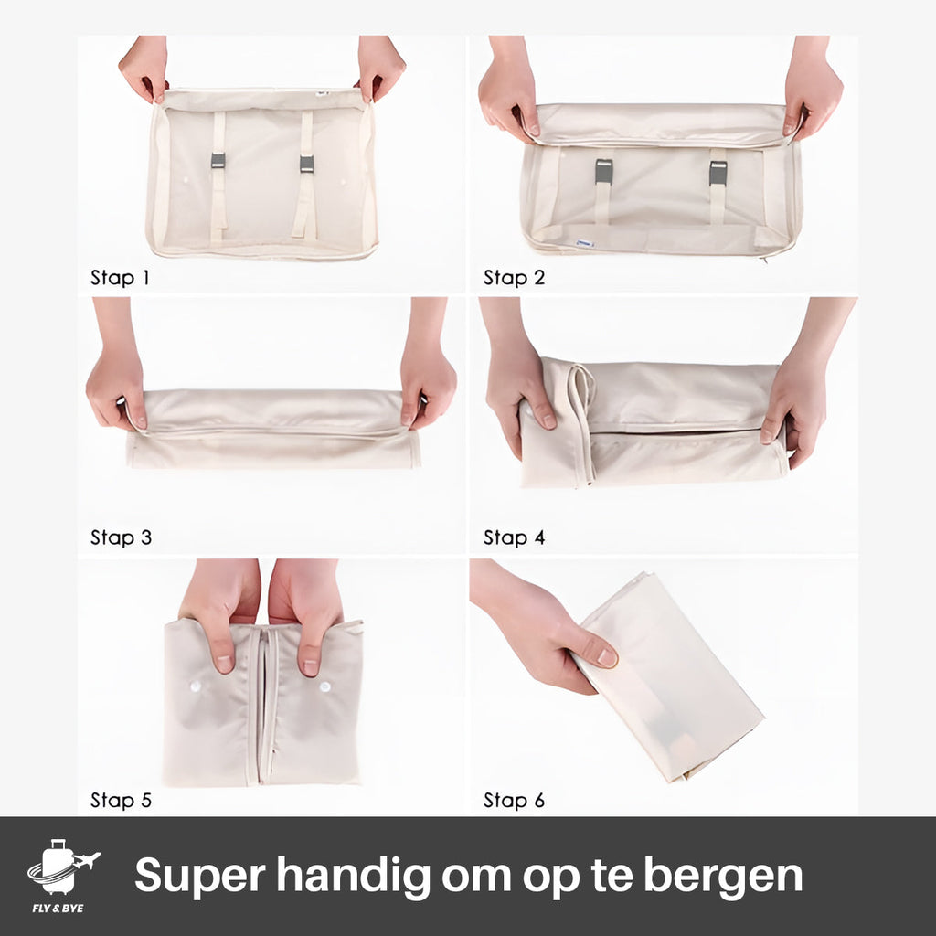 Packing Cube 9-Delig Creme