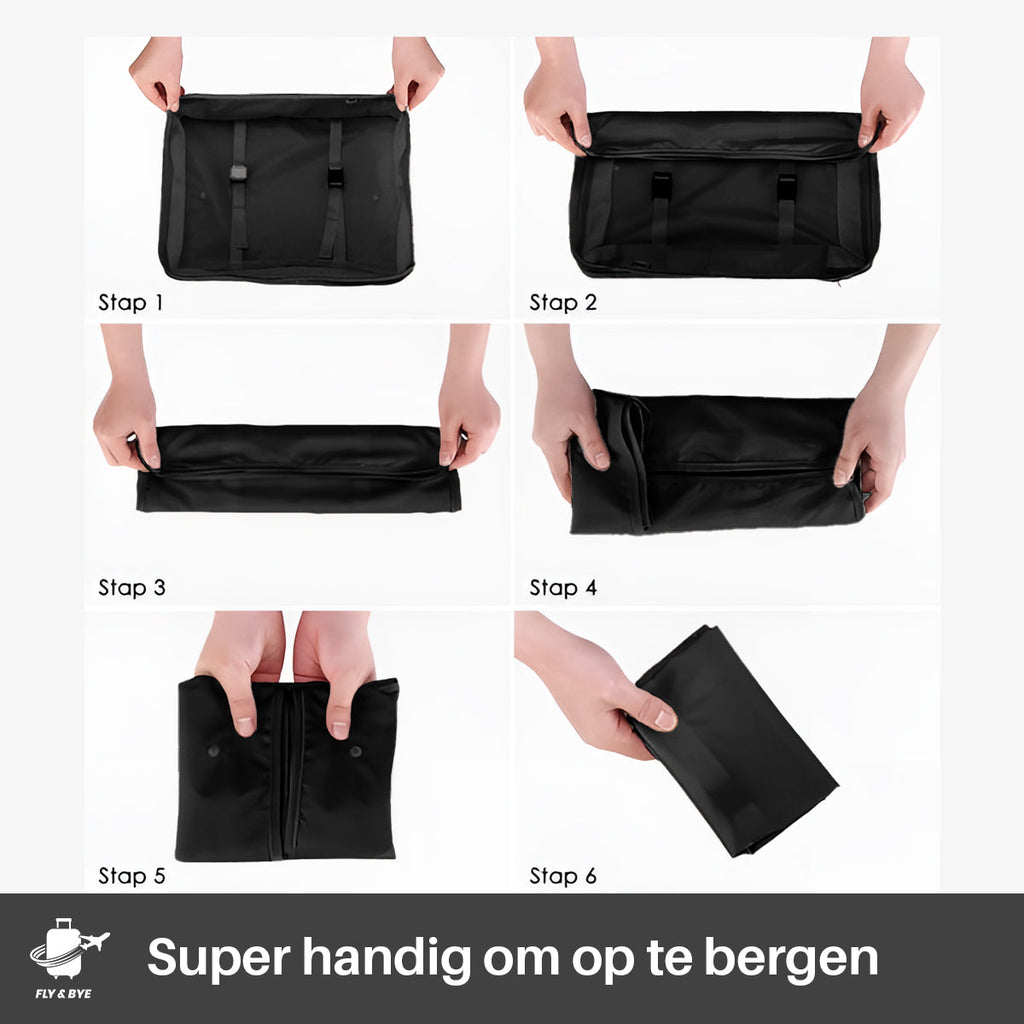 Packing Cube 9-Delig Zwart
